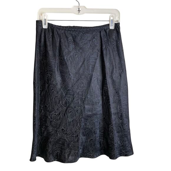 Cynthia Howie Women’s Two Piece Black Linen Blend Skirt‎ Suit Size 8P Career - Picture 5 of 16